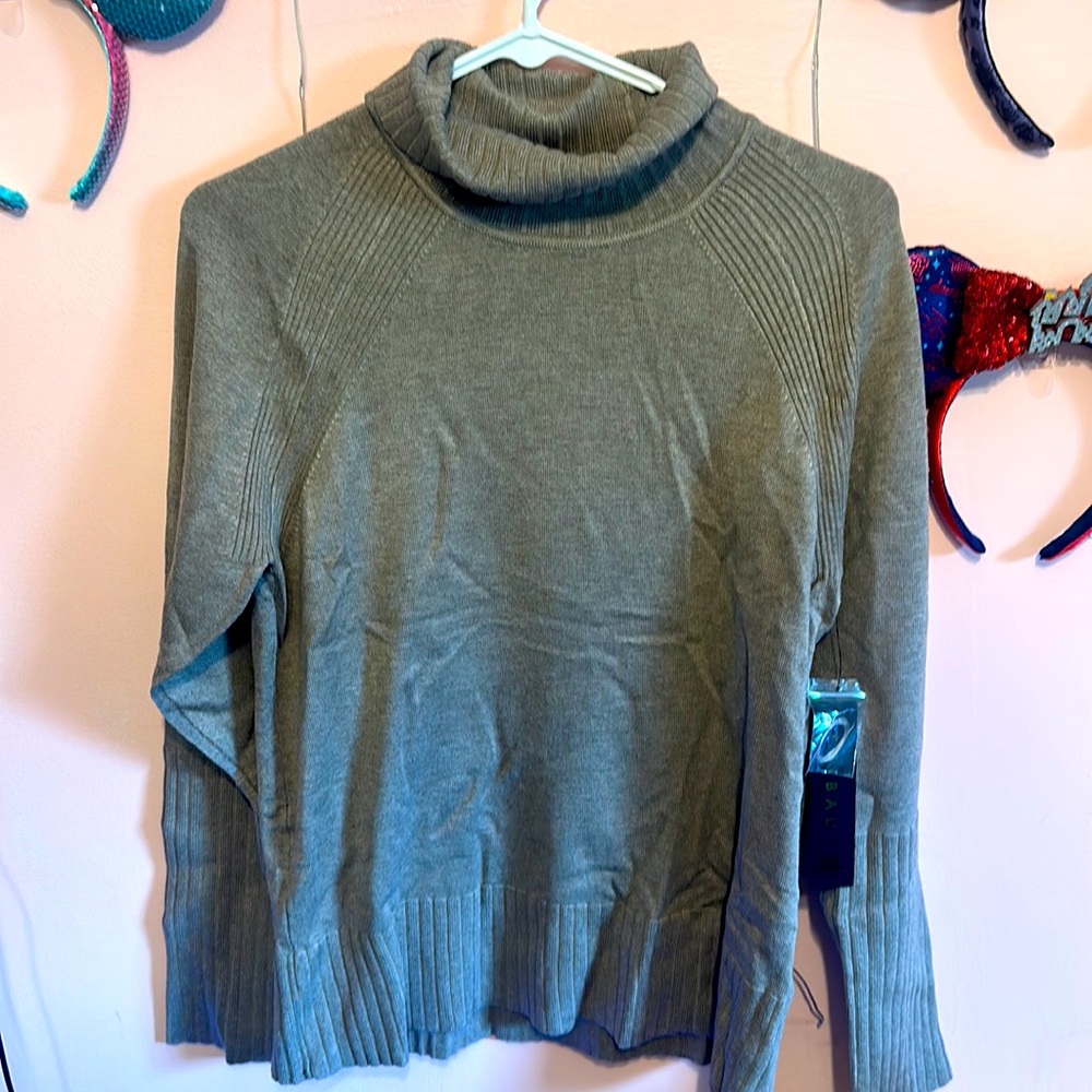 Tribal brown turtleneck sweater